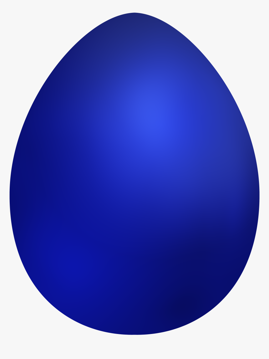 Blue Easter Egg Png Clip Art - Circle, Transparent Png, Free Download