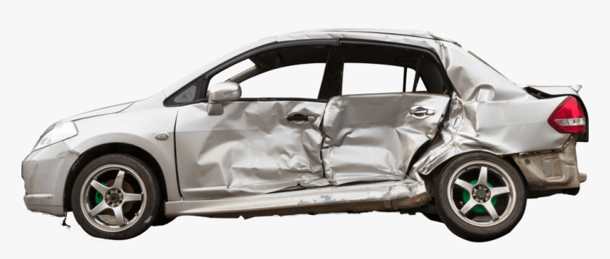 Repairing Accident Car - Damaged Car Side View, HD Png Download, Free Download