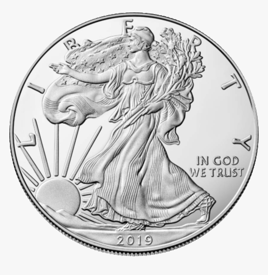 2019 American Eagle Silver Dollar, HD Png Download, Free Download