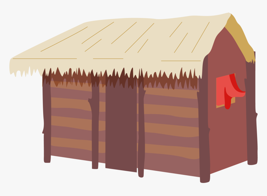 Transparent Straw Hay Clipart - Straw House Cartoon, HD Png Download, Free Download