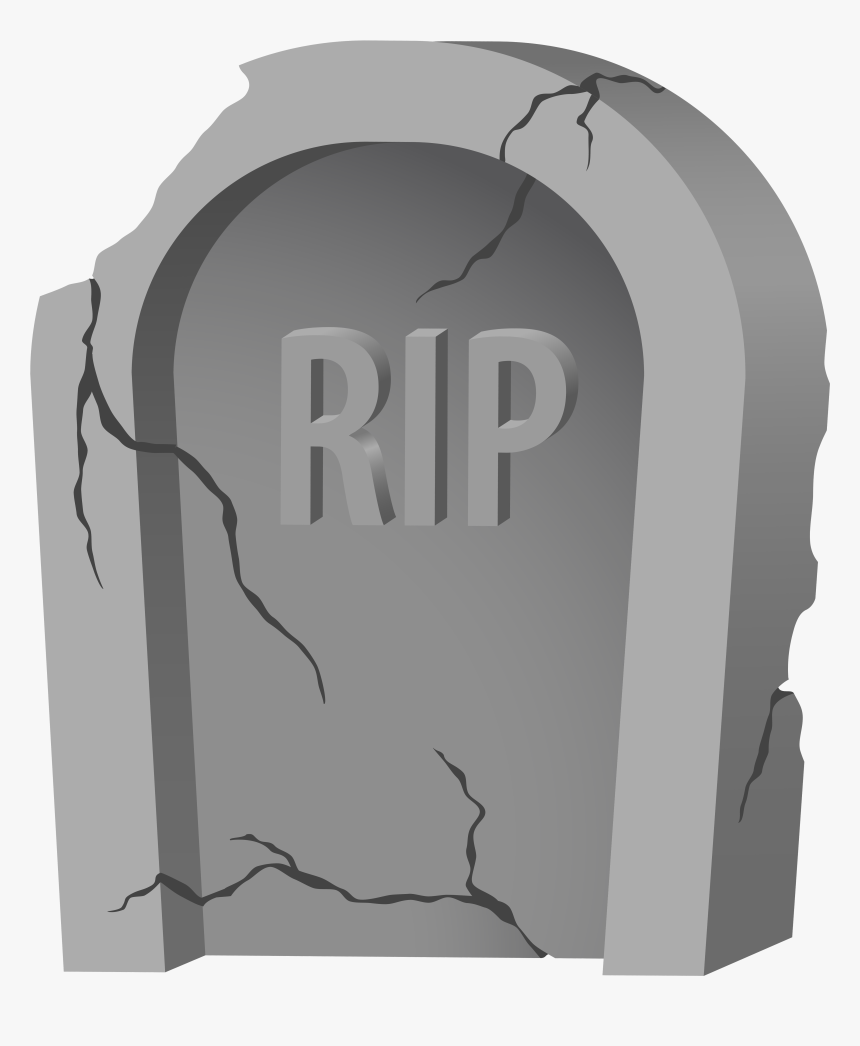Rip Tombstone And Purple Png Clipart Image - Rıp Png, Transparent Png, Free Download