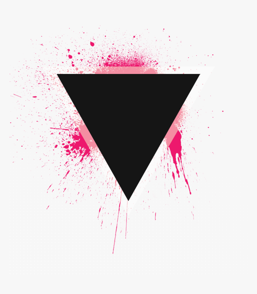 #triangle #paint #abstract #shape #pattern #shape #4asno4i - Imagem De Triângulo Png, Transparent Png, Free Download