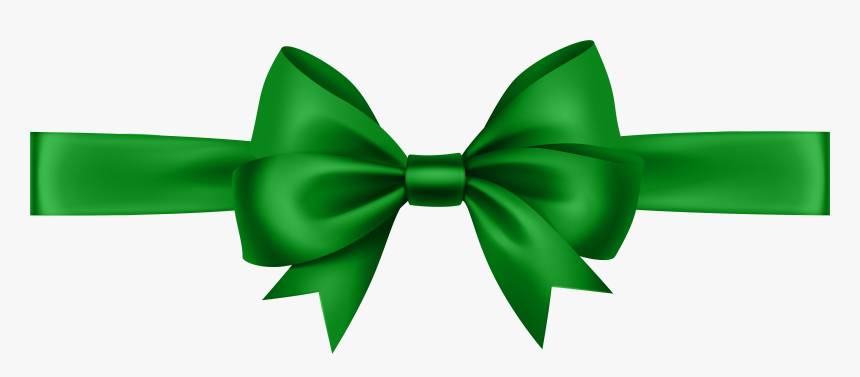 Green Bow Photo - Green Ribbon Bow Png, Transparent Png, Free Download