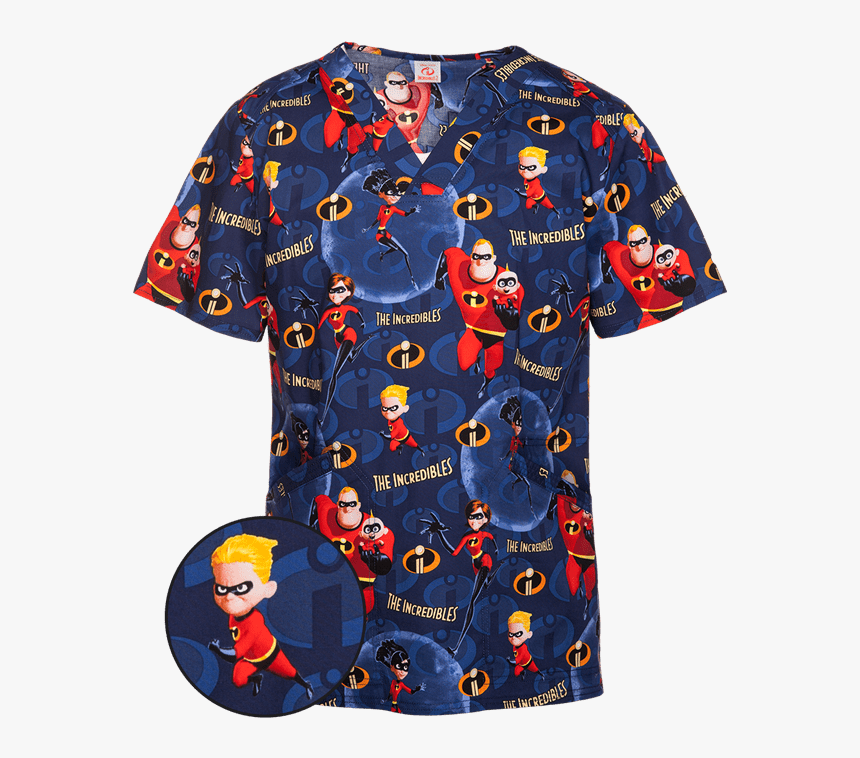 Uniformes Clinicos Diseños Hombres , Png Download - Incredibles Scrub Top Womens, Transparent Png, Free Download