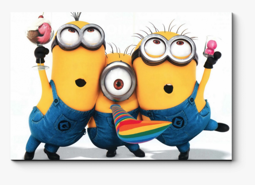 Minions Birthday Gif Greeting & Note Cards Image - Friday Quote Kids, HD Png Download, Free Download