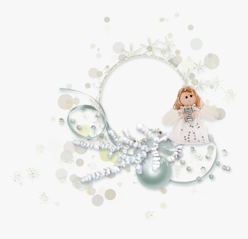 Winter, Snow, Winter Wonders, Frame, Christmas, Angel - Angel Frame Png, Transparent Png, Free Download