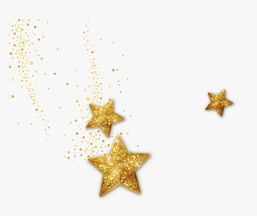 Graphic Star Gold Decoration Computer Design File Clipart - Sparkle Gold Star Png, Transparent Png, Free Download