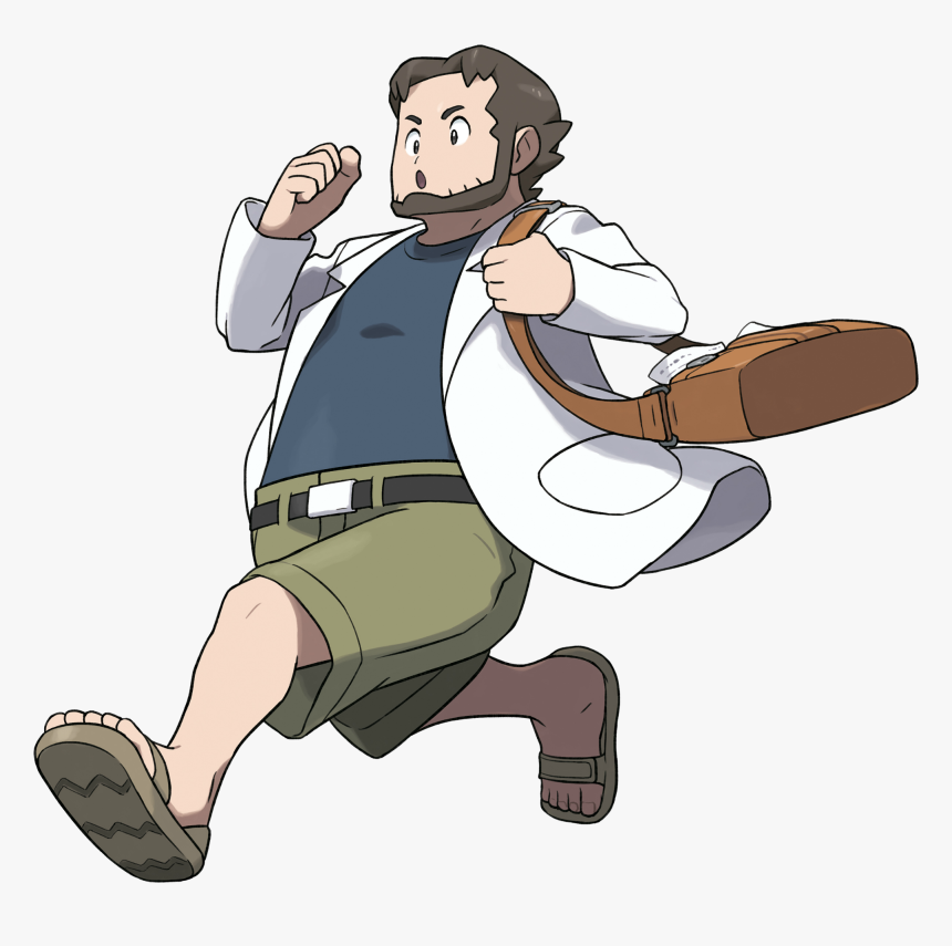 Google Clipart Character Pokemon - Pokemon Professor Birch, HD Png Download, Free Download