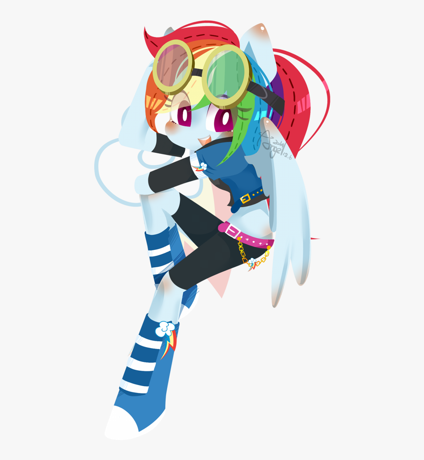 Snow Angel, Blushing, Body Blush, Ear Blush, Equestria - My Little Pony Minis Rainbow Dash, HD Png Download, Free Download