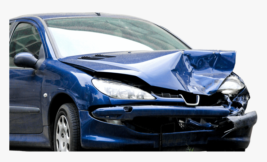 Damaged Car Hood - Car Hood Damage, HD Png Download, Free Download