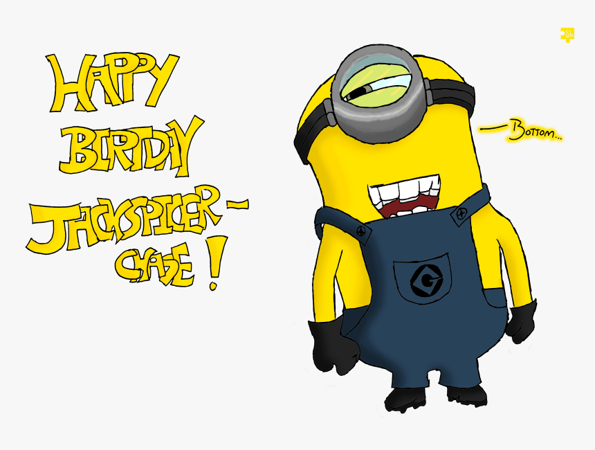 Happy Birthday Jackspicerchase By Sarah Layton On - Minion T Shirt Happy Bday Design, HD Png Download, Free Download