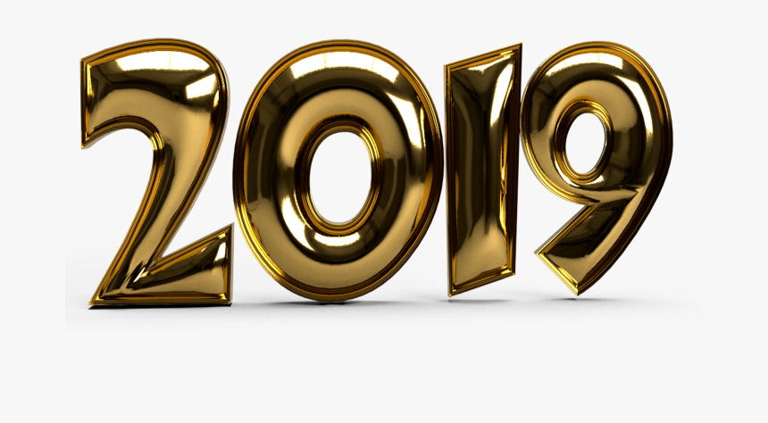 New Year 2019 Celebration Gold Png Image Free Download - New Year Gold Transparent 2019 Png, Png Download, Free Download