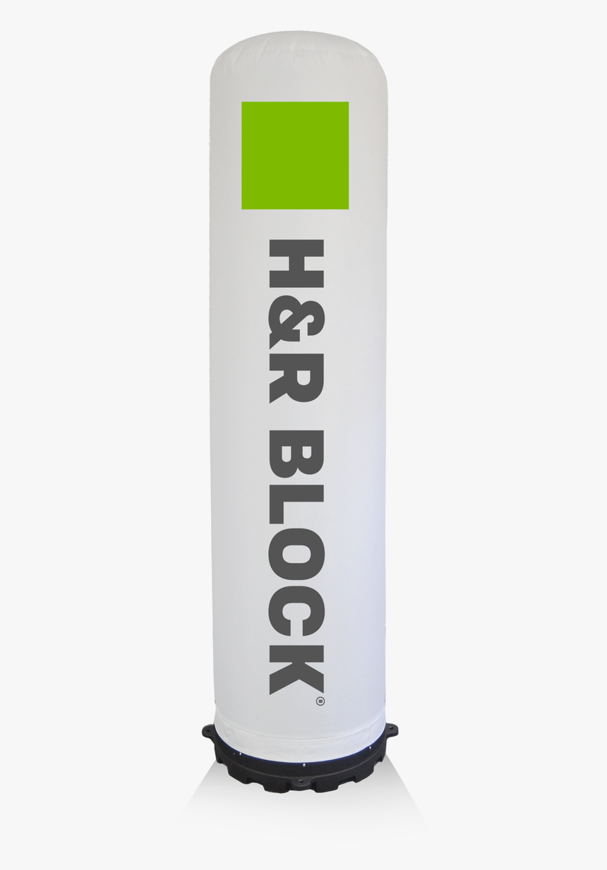 H&r Block Inflatable Led Pillar - H&r Block, HD Png Download, Free Download