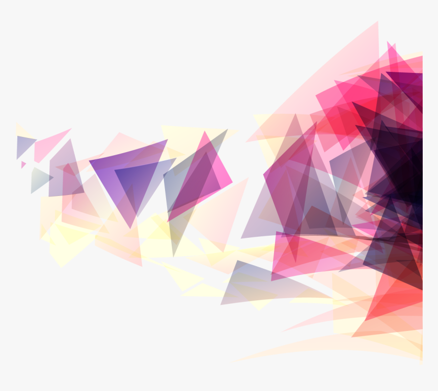 Abstract Geometric Shapes Effects Effect Designs Design - Geometric Vector Transparent Background, HD Png Download, Free Download