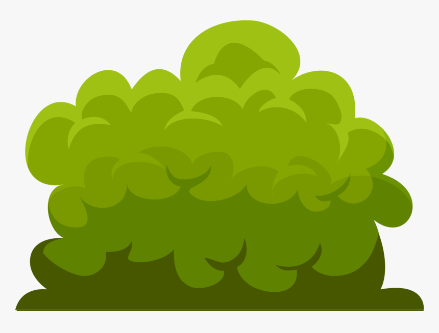 Collection Of Transparent - Bush Cartoon Free Png, Png Download, Free Download