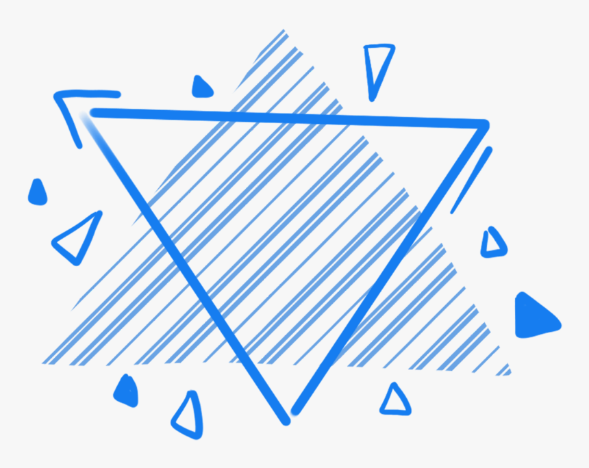 #ftestickers #overlay #triangles #geometricpattern - Triangle, HD Png Download, Free Download