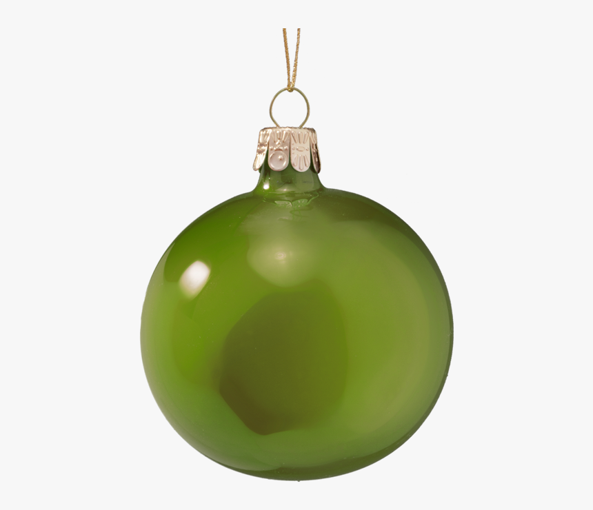 Glass Bauble Opal Green, 7 Cm - Red Bauble, HD Png Download, Free Download