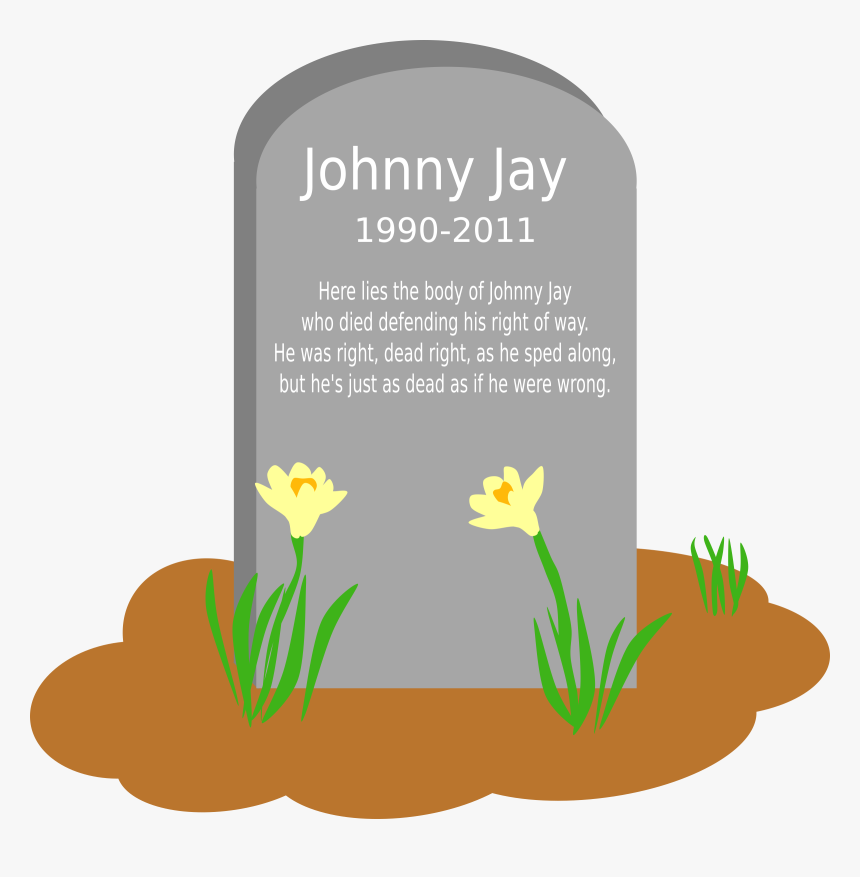 Gravestone Clipart Rip Cross - Tombstone Clipart, HD Png Download, Free Download