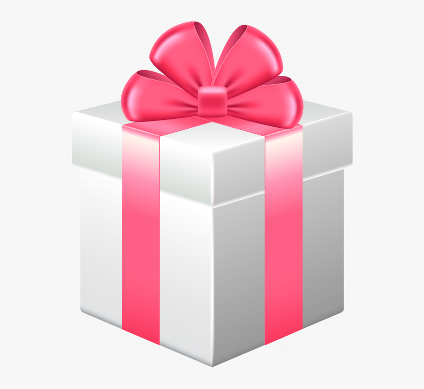 Gift Ideas Pink Gift Box With Bow Png Clipart Best - Gift Box Clipart, Transparent Png, Free Download