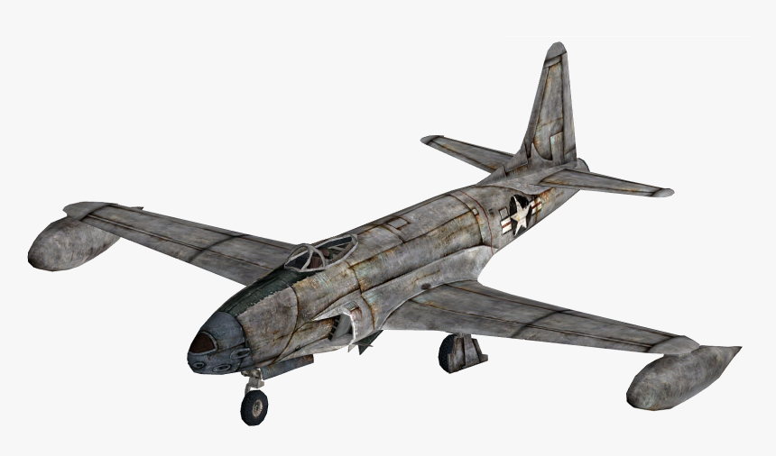 War Plane Png - Fallout 3 Fighter Jet, Transparent Png, Free Download