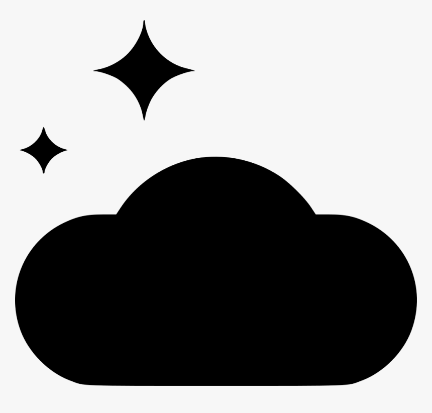Cloud Stars Night - Heart, HD Png Download, Free Download