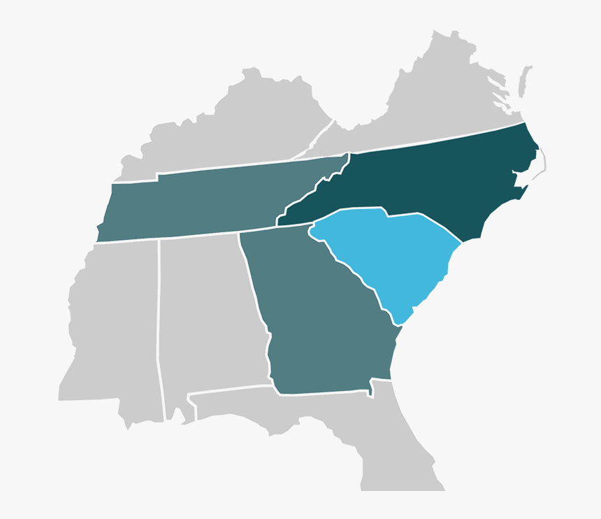 Transparent Pool Water Png - Map Of The Southeast, Png Download, Free Download