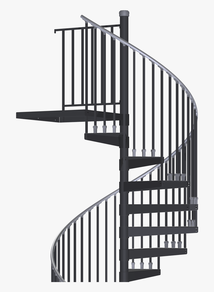 Outdoor Spiral Staircase Png, Transparent Png, Free Download