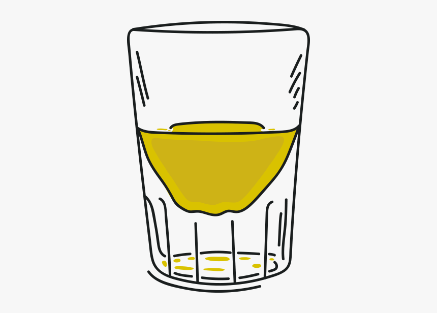 Shot Clipart Vodka Shot - Tequila Shot Glass Clipart, HD Png Download, Free Download