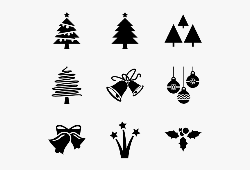 Christmas - Christmas Icons Vector Png, Transparent Png, Free Download