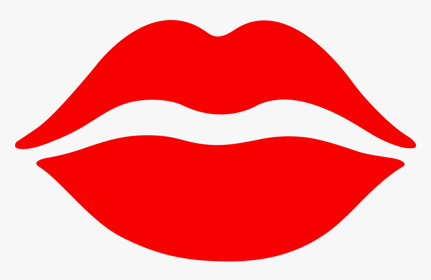 Simple Red Design Free - Lips Clipart, HD Png Download, Free Download
