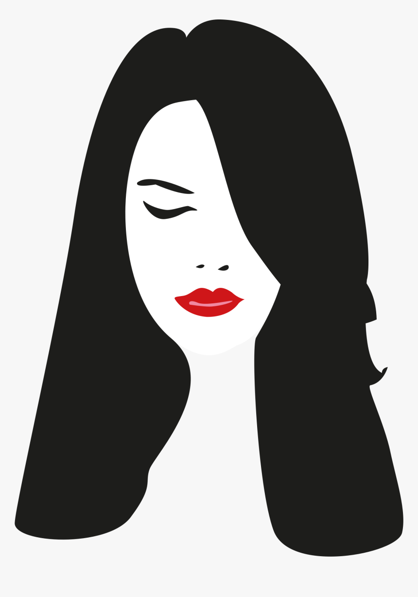 This Free Icons Png Design Of Closed Eyes Woman Portrait - Woman Portrait Icon Png, Transparent Png, Free Download