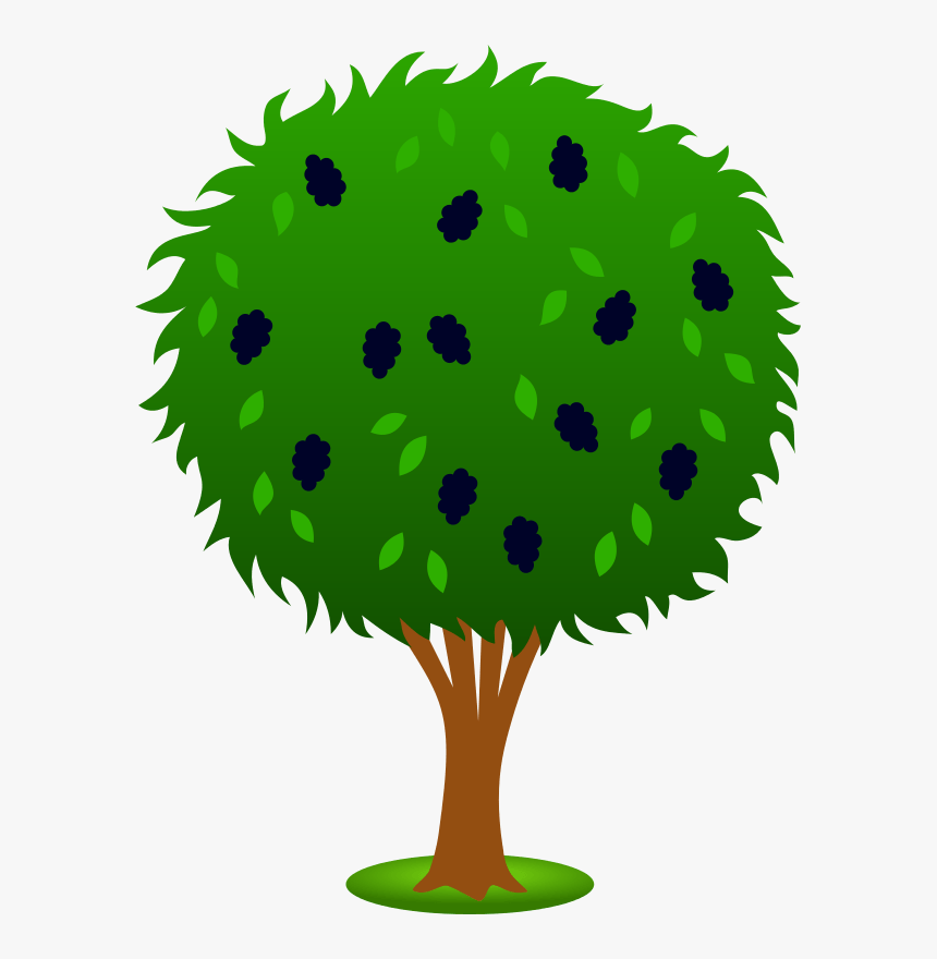 Bushes Clip Art - Transparent Orange Tree Clipart, HD Png Download, Free Download