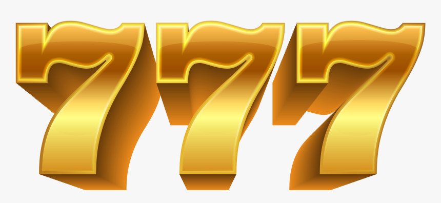 Three Seven Jackpot Png Clip Art - Graphic Design, Transparent Png, Free Download