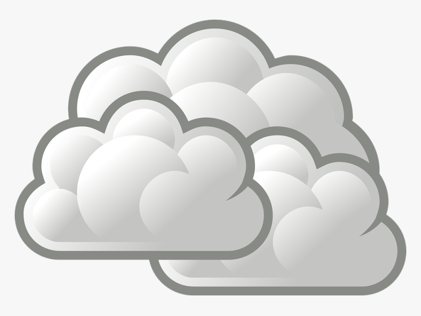 Clouds Cloudy Overcast Weather Forecast Night Cloudy Weather Symbols Hd Png Download Kindpng