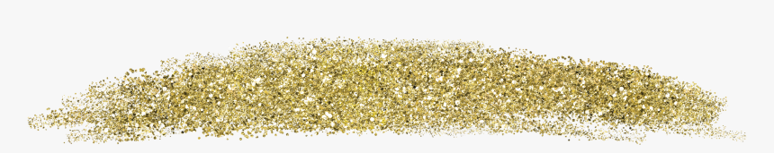 Fun And Decorative Gold Glitter Heart Swoosh Embellishments - Eye Shadow, HD Png Download, Free Download