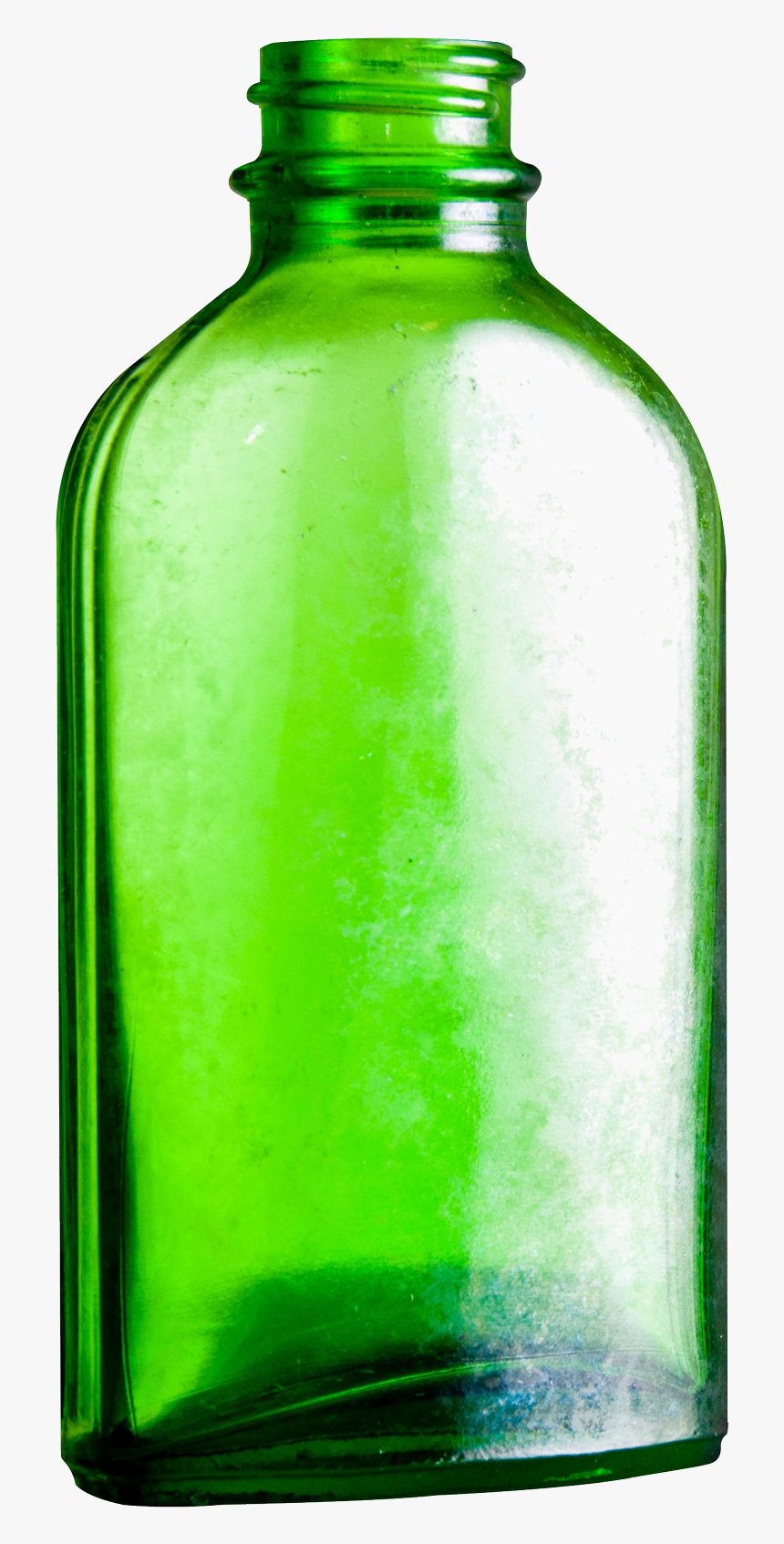 Empty Glass Bottle Png Image - Green Glass Bottle Png, Transparent Png, Free Download