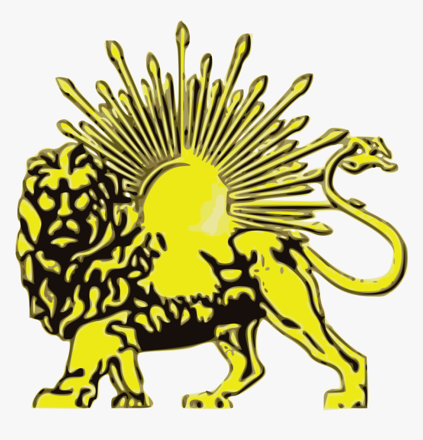 Lion And Sun Emblem, HD Png Download, Free Download