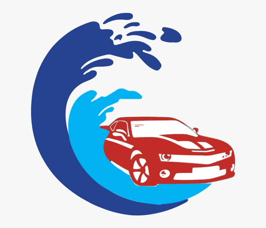 Clipart Black White Car Wash Vacuum - Car Wash Logo Png, Transparent Png, Free Download