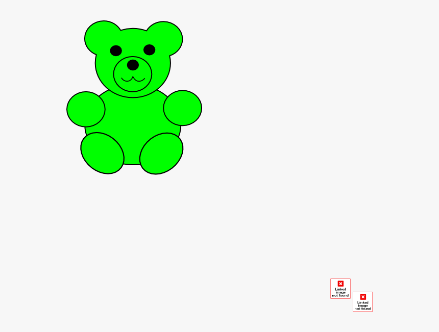 Green Bear Svg Clip Arts - Counting Bears Clipart Green, HD Png Download, Free Download