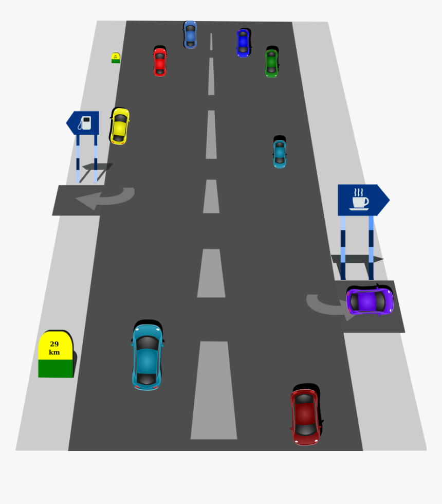 Car Clipart Road - Roads Clipart, HD Png Download, Free Download