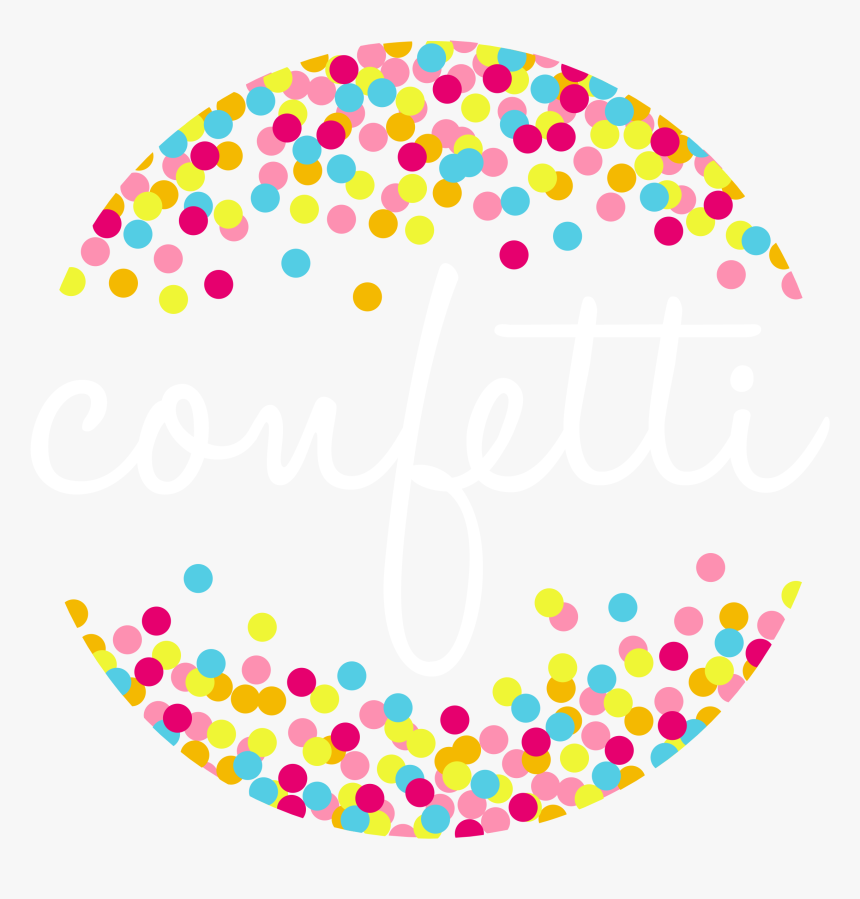 Confetti Paper Serpentine Streamer Clip Art Confetti - Circle Confetti Clipart, HD Png Download, Free Download