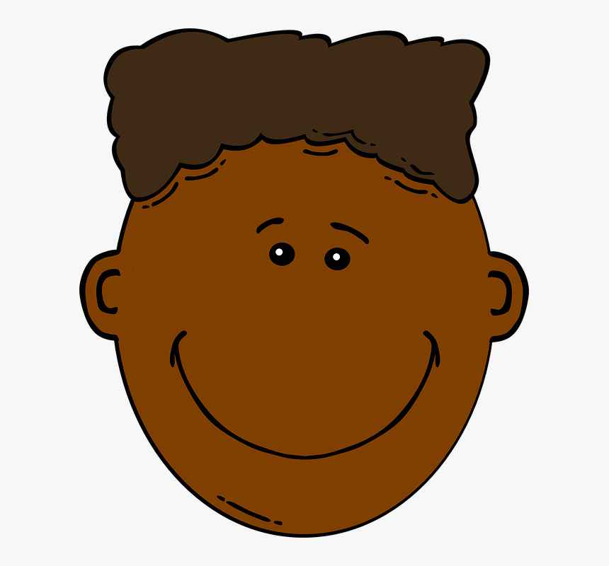 Black Boy Face Cartoon, HD Png Download, Free Download