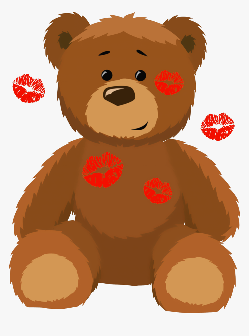 Valentines Day Teddy Bear Clipart - Transparent Background Teddy Bear Clip Art, HD Png Download, Free Download