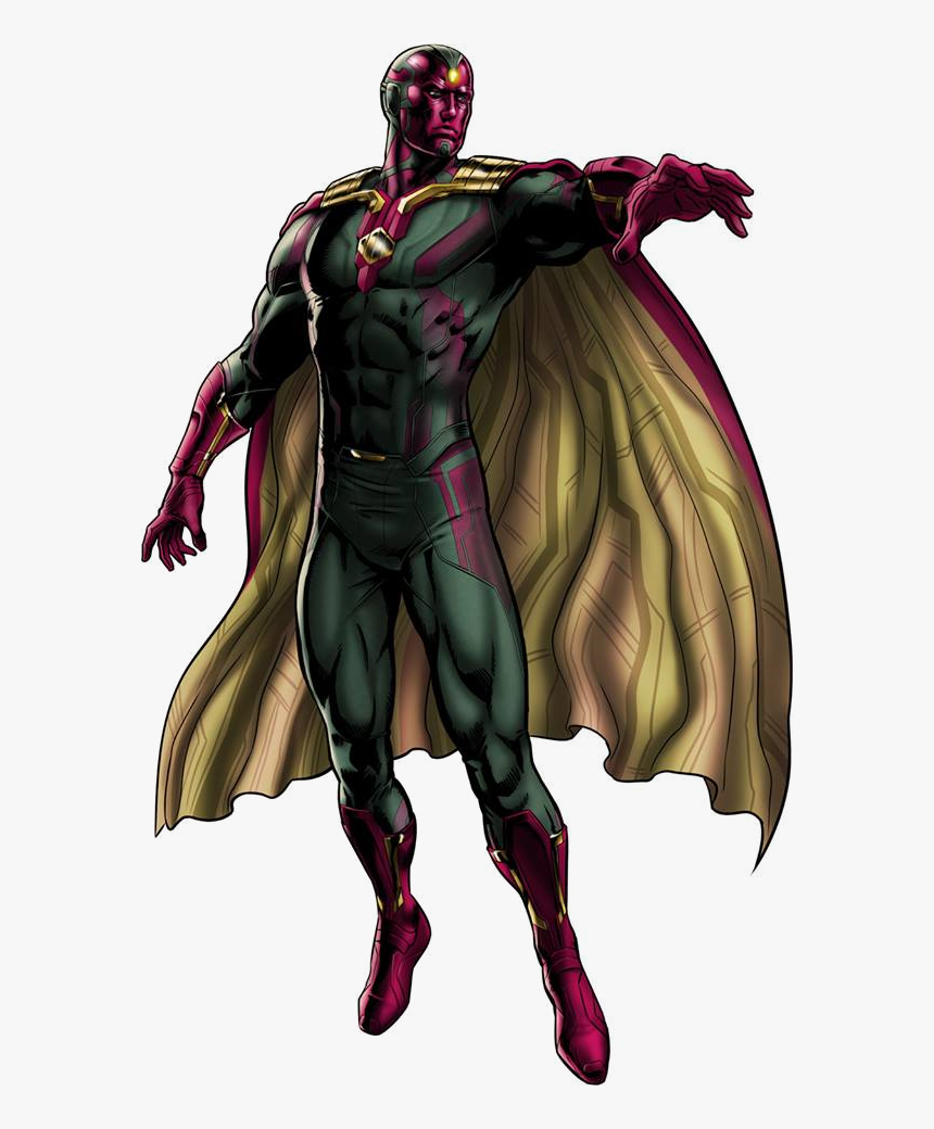 Download Marvel Vision Transparent Background - Vision Marvel Avengers Alliance, HD Png Download, Free Download