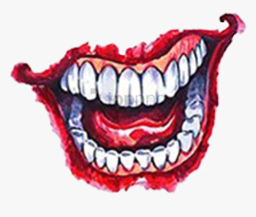 Joker Smile Hand Tattoo , Png Download - Smile Joker Hand Tattoo, Transparent Png, Free Download