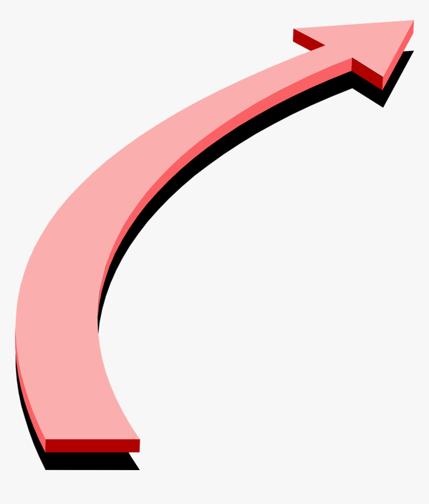 Arrow Right Free Stock Photo Illustration Of - 3d Curve Arrow Png, Transparent Png, Free Download