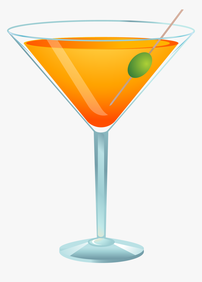 Free To Use Public Domain Cocktail Clip Art - Transparent Background Martini Glass Clipart, HD Png Download, Free Download