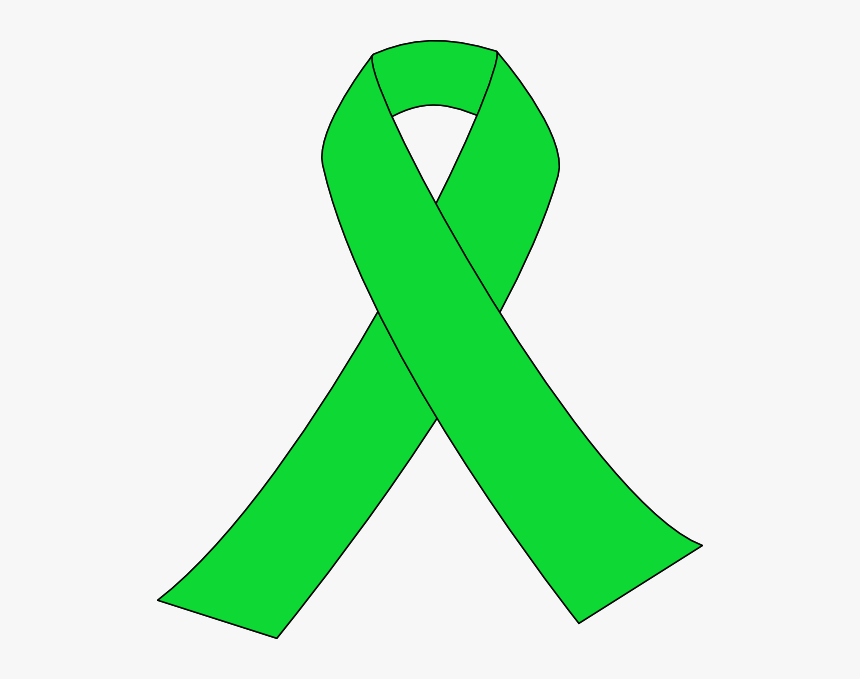 Mental Health Awareness Ribbon Clipart, HD Png Download, Free Download