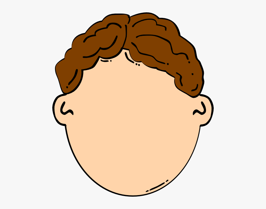 Hair Clip Art At Brown Hair Clipart Boy Hd Png Download Kindpng