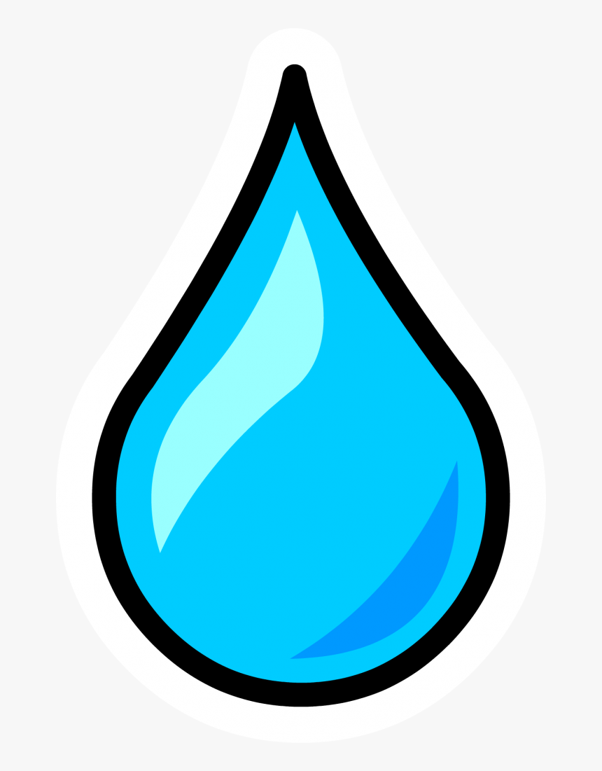 Water Clipart Droplets - Clip Art Water Drop, HD Png Download, Free Download